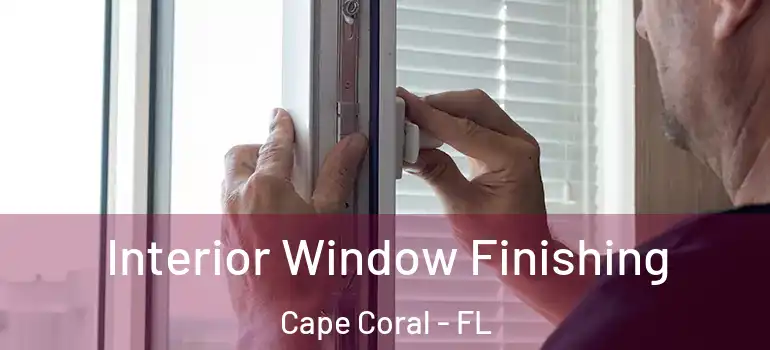  Interior Window Finishing Cape Coral - FL
