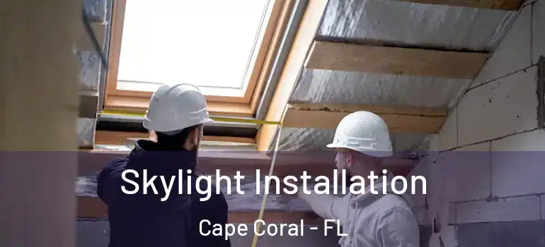 Skylight Installation Cape Coral - FL