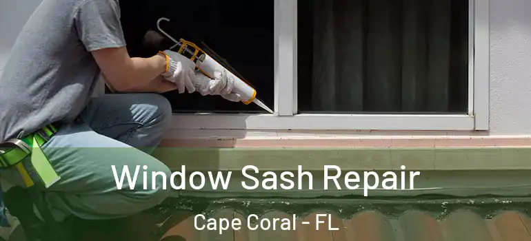  Window Sash Repair Cape Coral - FL